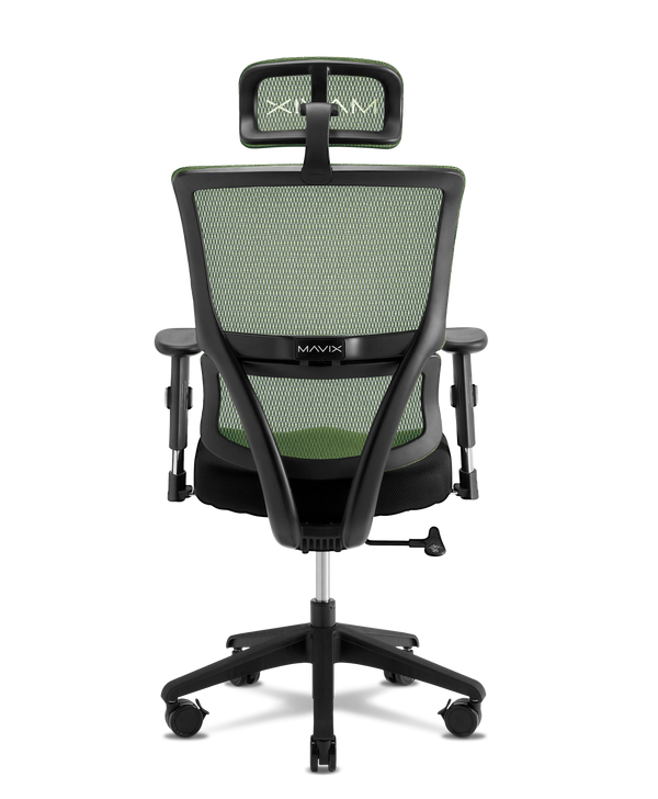 M4 Gaming Chair - Black / Green Mesh